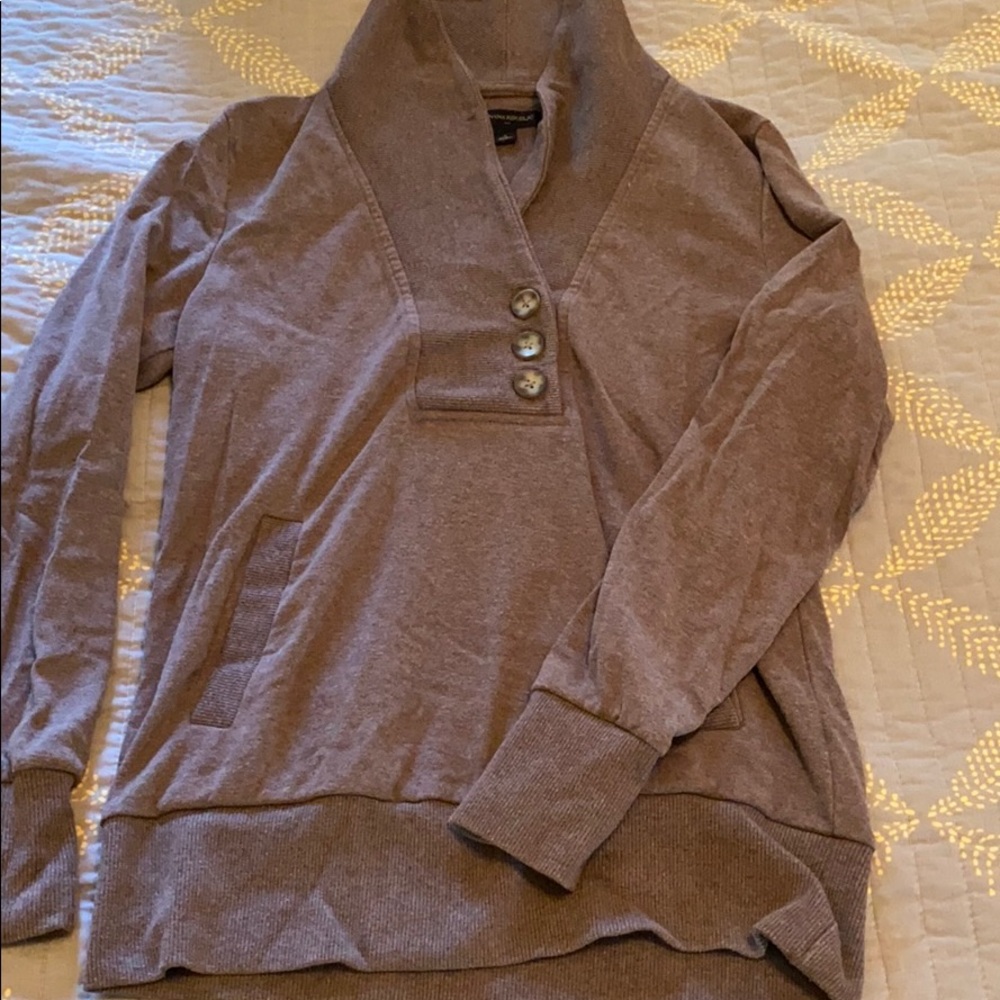 Banana Republic plum sweater